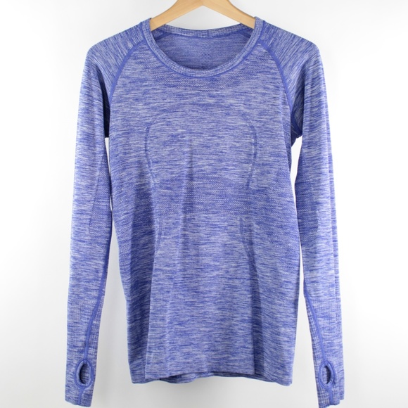 lululemon athletica Tops - Lululemon Swiftly Tech Shirt Blue Long Slv Thumb 8